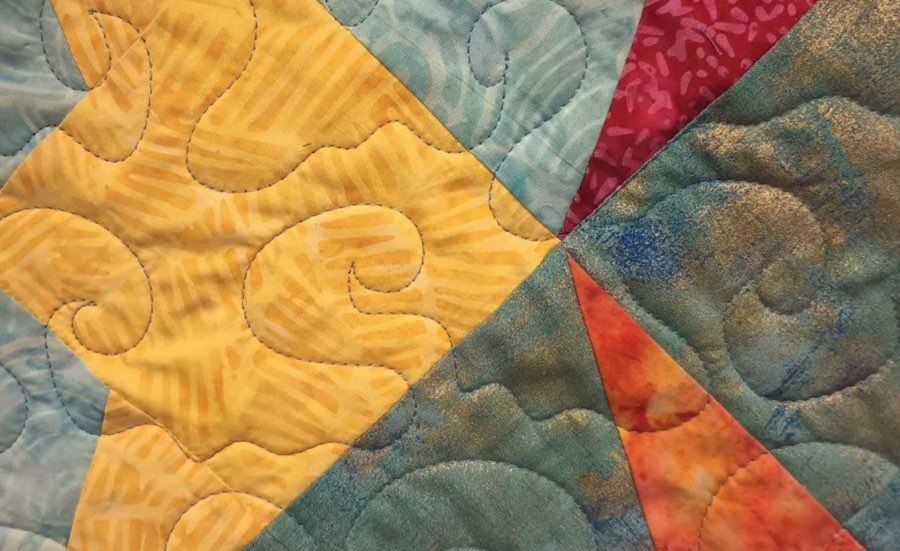 Longarm stitch pattern example