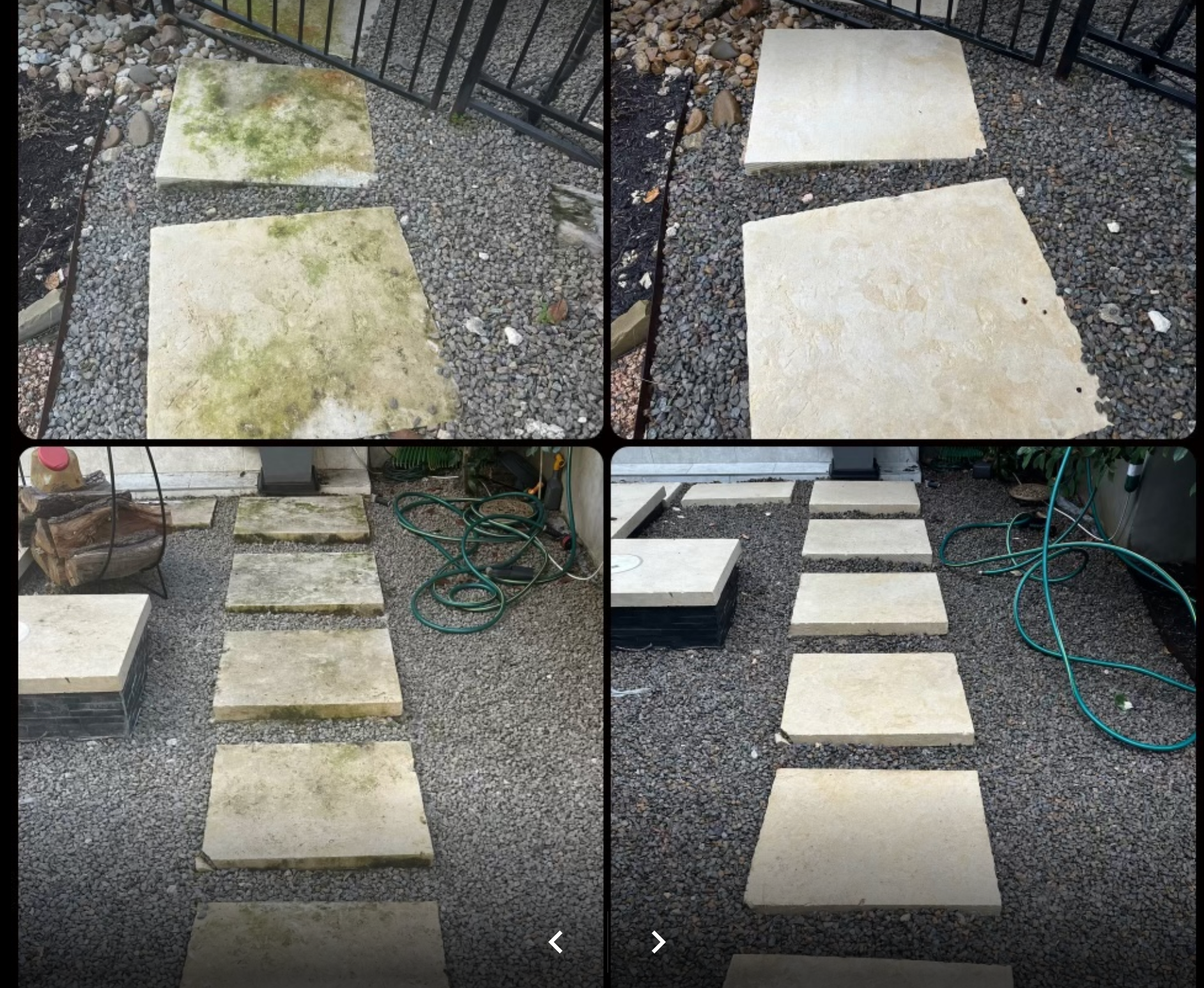 before and after pavers