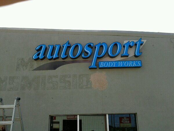 Autosport Body Works Signage — Auburn, AL — Advanced Graphics