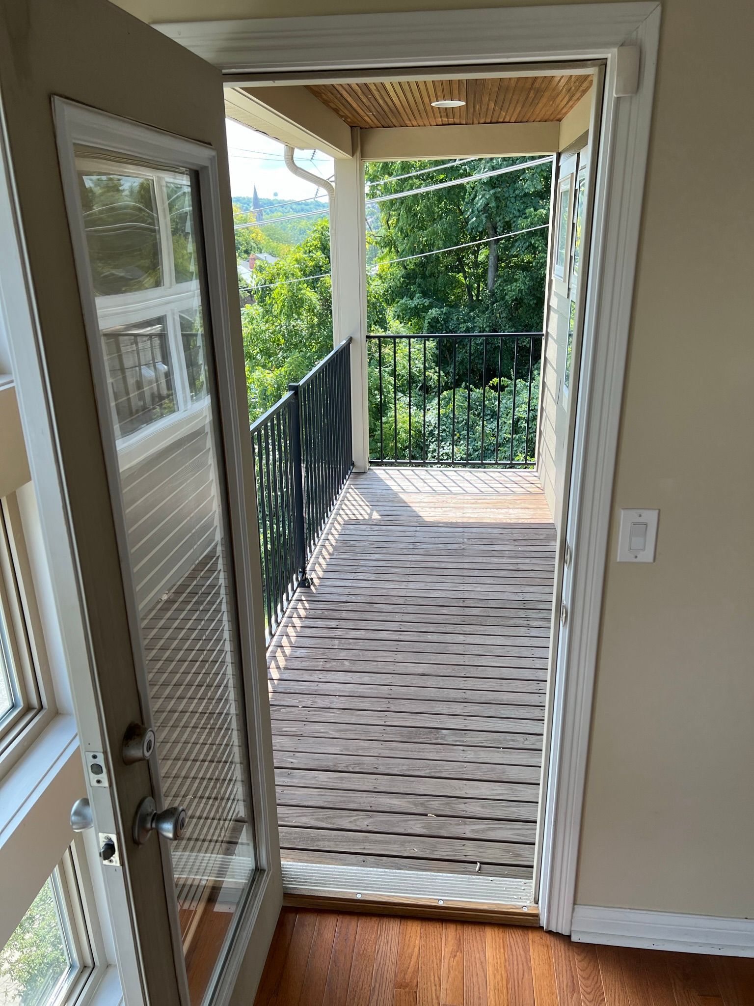 Crescent Avenue Townhomes - balcony door