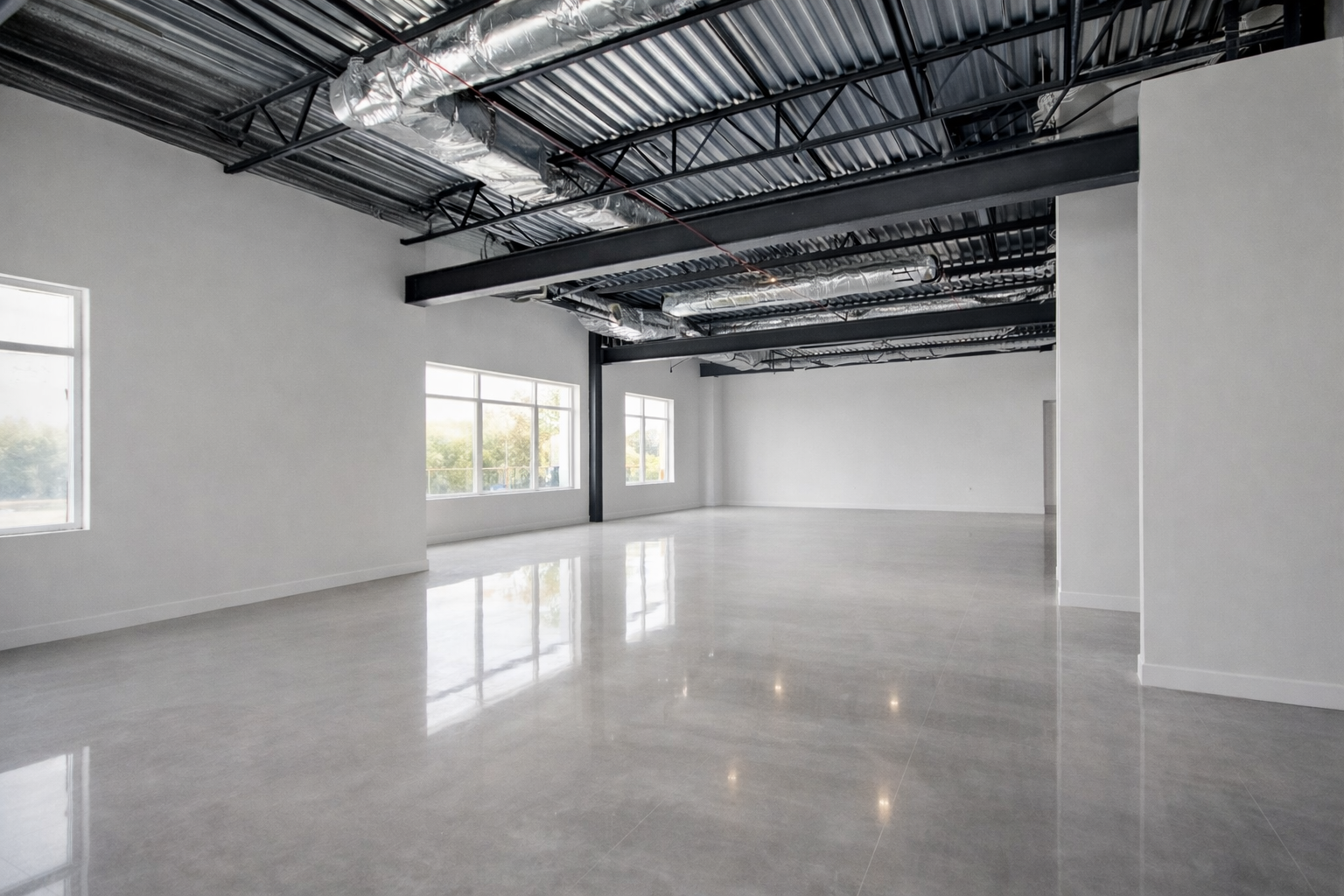 Edmonton Warehouse New Build Under Construction After Commercial Post Construction Cleaning