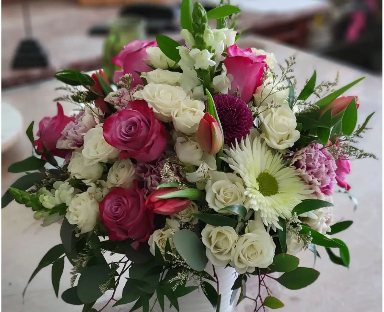 Tulips Floral Design located in Westbrook, CT creates beautiful floral designs for weddings, events and everyday occasions.