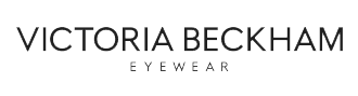 Logo Victoria Beckham Eyewear in testo nero su sfondo bianco