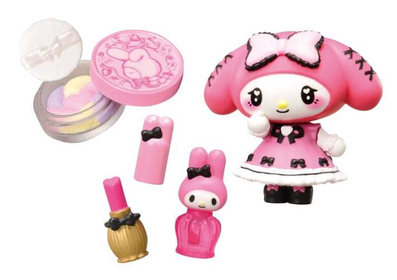 日本Re-MeNT My Melody・Kuromi いたずら♡コスメ  全8種 公仔 盲盒 盲抽 單盒 隨機出貨