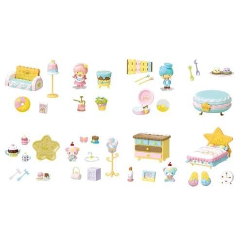 日本Re-Ment Little Twin Stars 雙子星粉彩甜點小屋系列 公仔 盲盒  單盒隨機出貨(全8種款式)