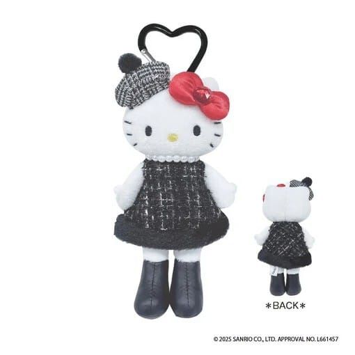 日本  現貨  三麗鷗 「Hello Kitty 時尚系列」長腿KITTY玩偶吊飾  小香風名媛