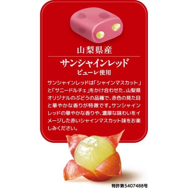 日本 UHA味覺糖 Puccho 軟糖 紅色麝香葡萄風味 零食 糖果