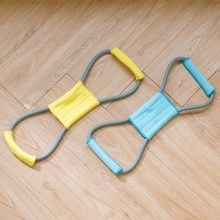 日本熱銷。姿勢キープチューブ【無限帶、健身美背展肩】水藍 艷黃