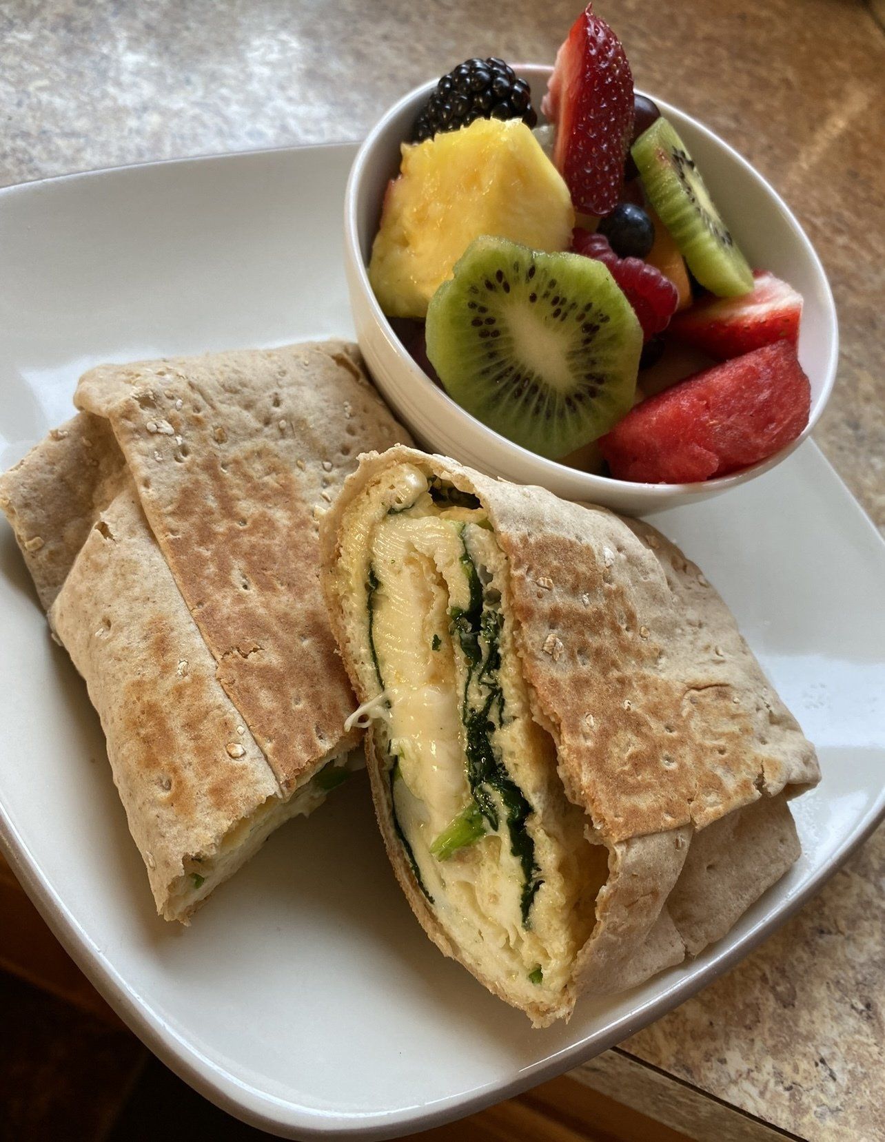 Fruits and wraps