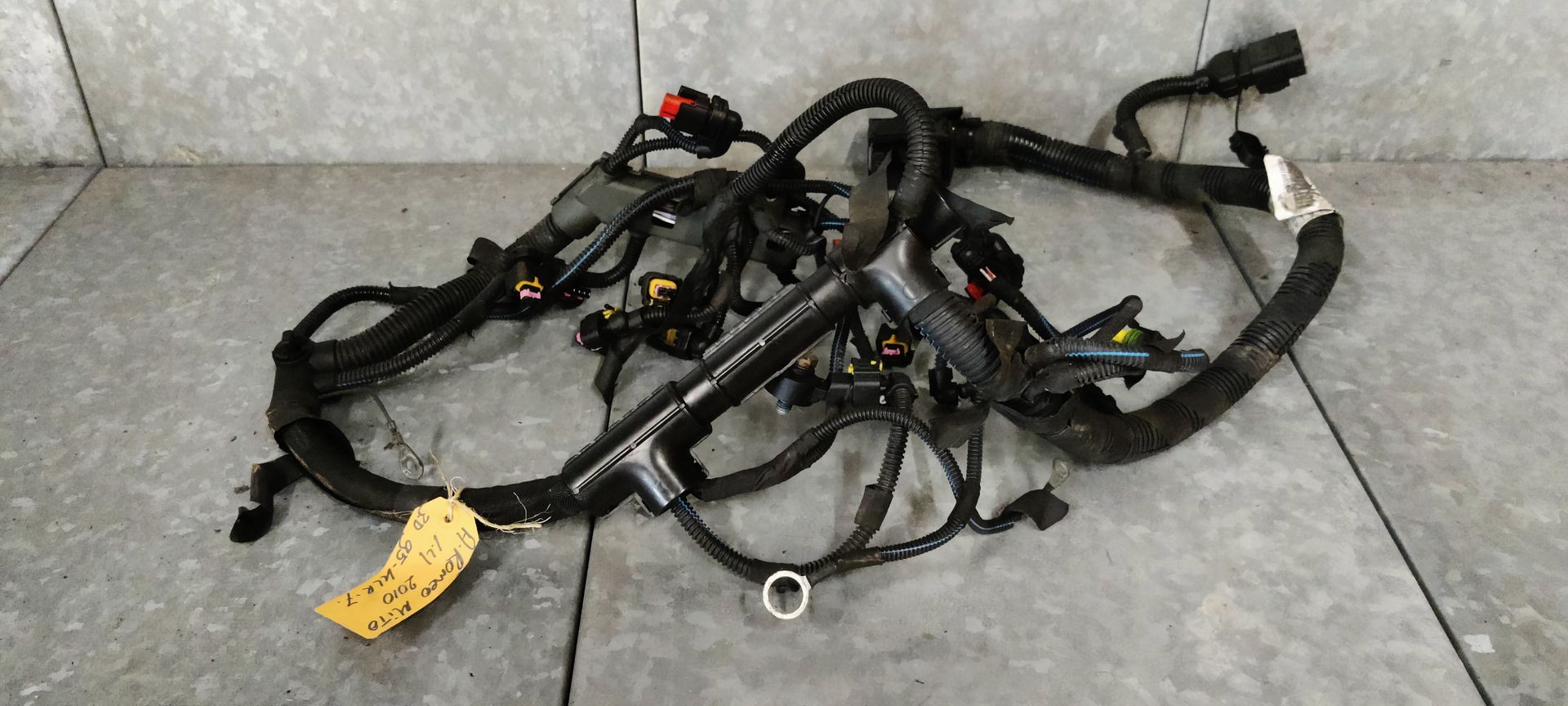 Alfa Romeo MiTo kabelboom naar de motor. Veel meer bij Stegeman Autosloperij in Exel bij Lochem.