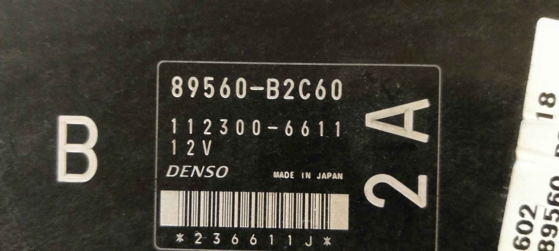 Computer contactslot van een Daihatsu Cuore.