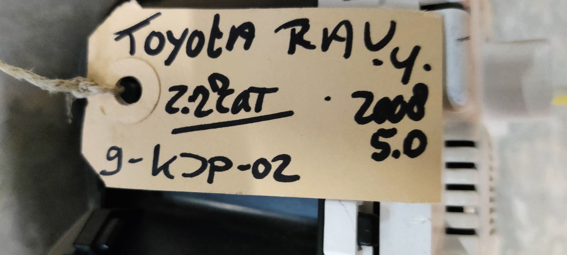 Rav 4 dashboard