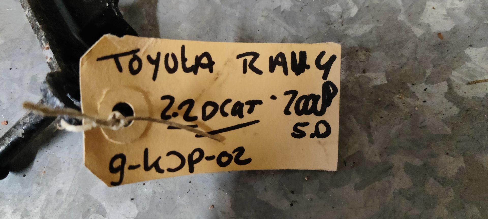 dashboard dimmer van een Toyota uit 2008.