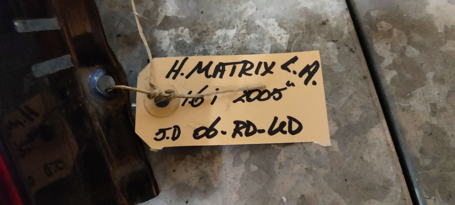 linker achterlicht van een Matrix