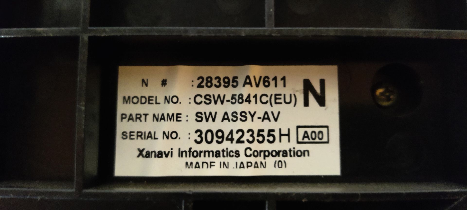 Nissan Primera regelaar dasboard
