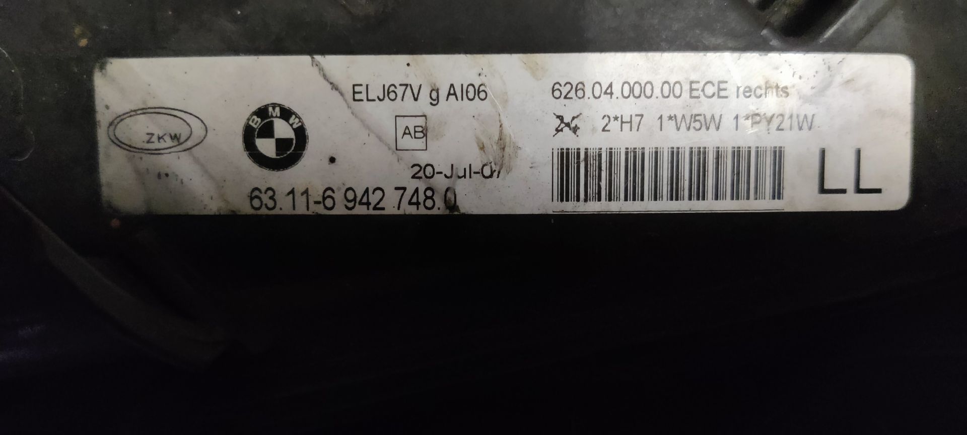BMW rechter koplamp bij stegemancarparts.nl