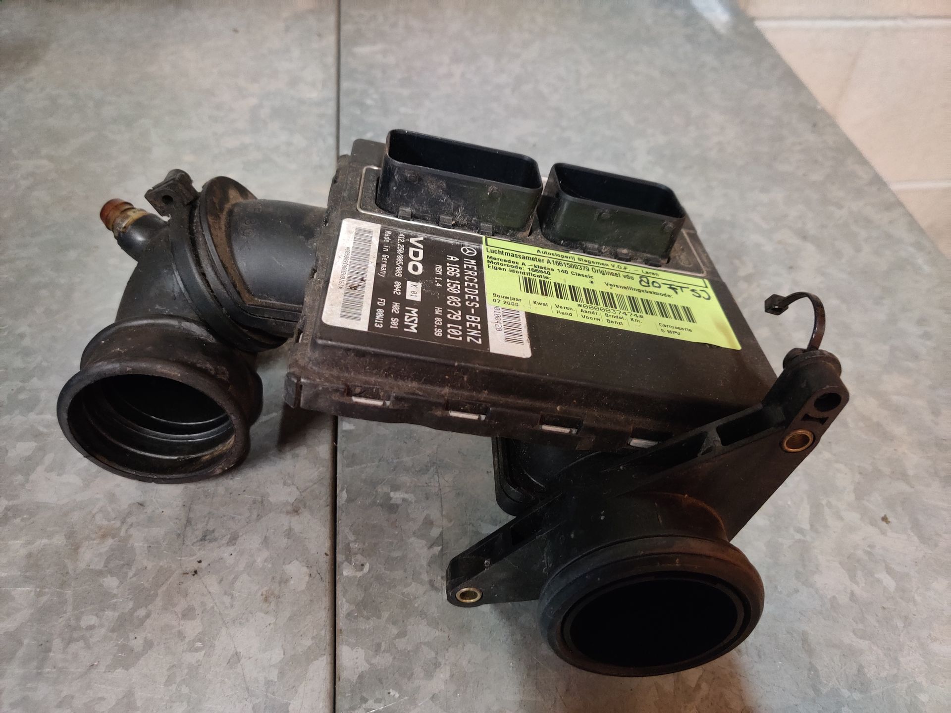 Renault Scenic III, Mercedes A140 gebruikte onderdelen bij Stegeman Autosloperij in Exel.