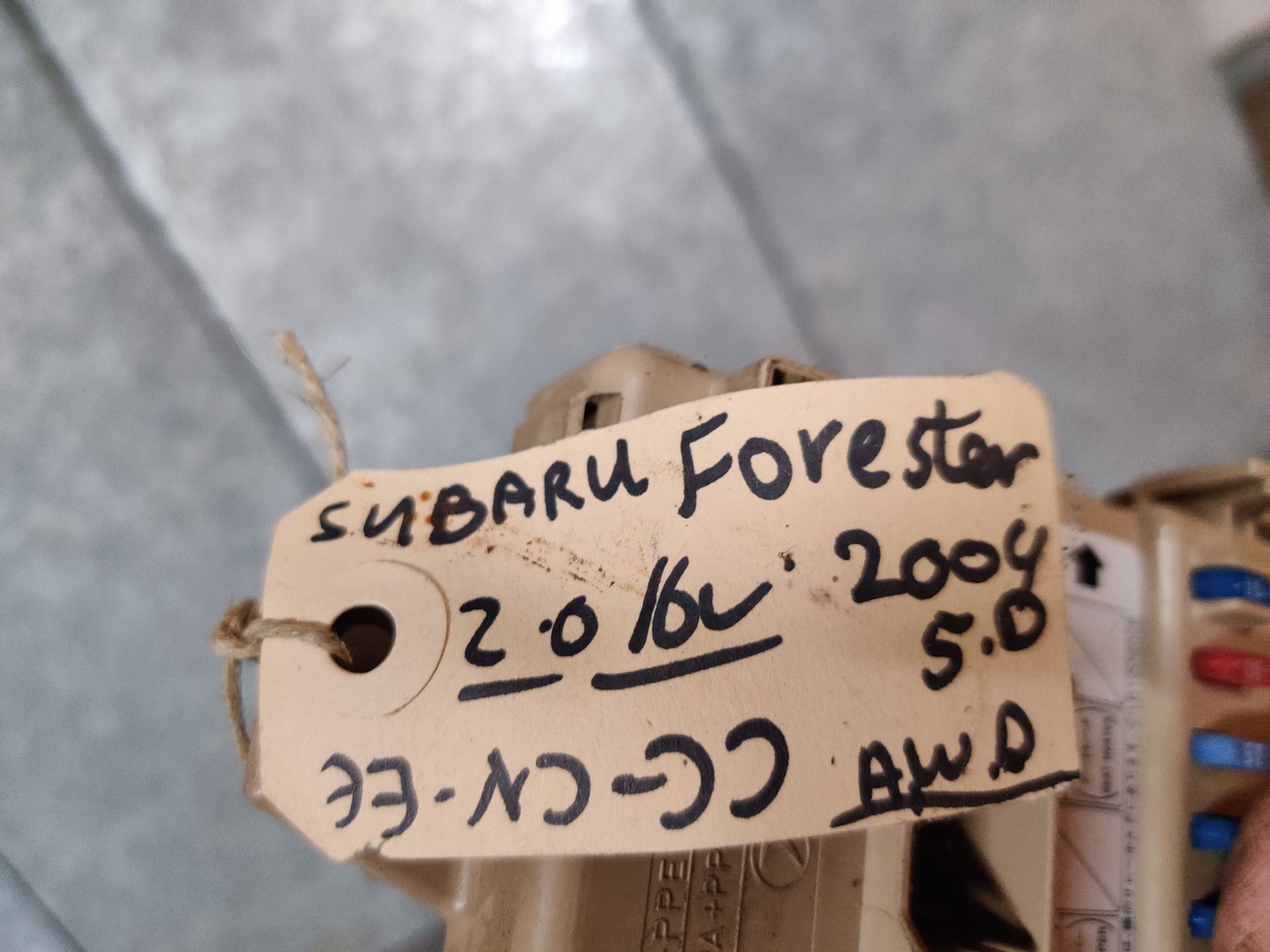 Subaru Forester bij Stegeman Autosloperij in Exel.