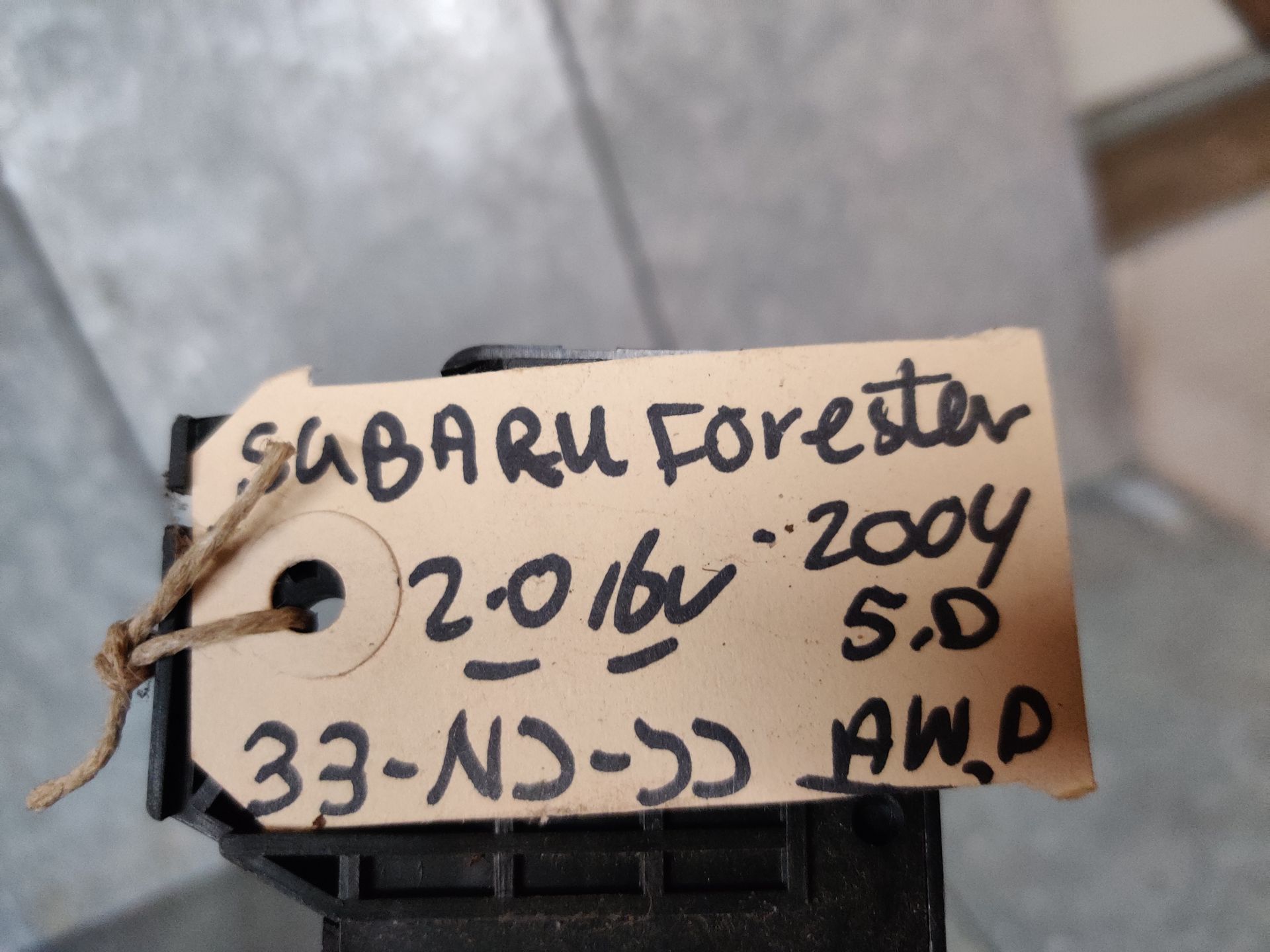 Subaru Forester bij Stegeman Autosloperij in Exel.