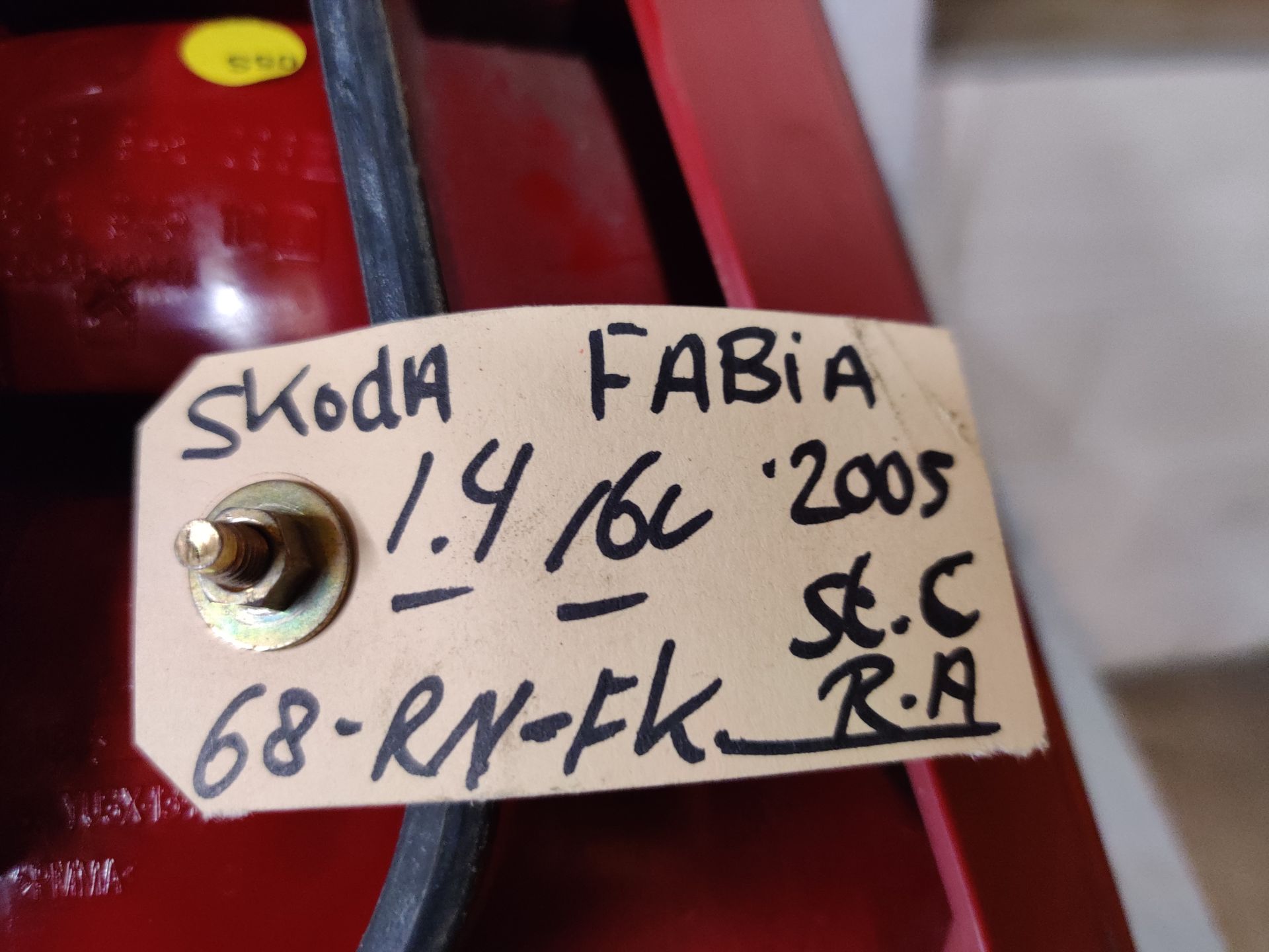 Skoda Fabia rechter achterlichten bij stegeman autosloperij, nieuw en gebruikt.