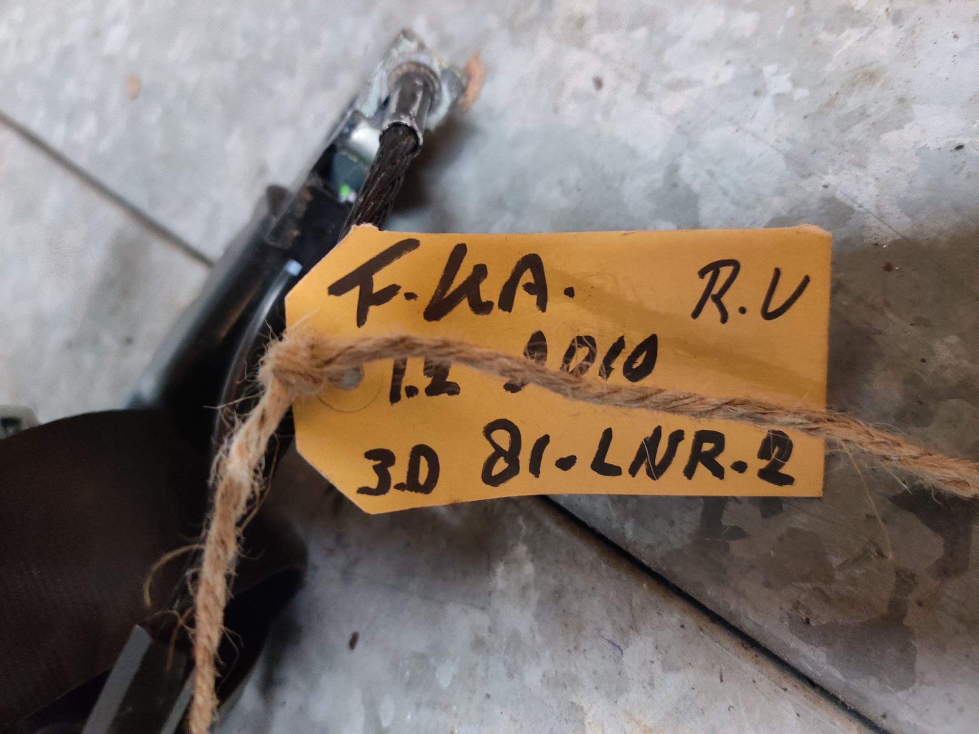 Ford Ka rolgordel Stegeman Carparts in Exel bij Lochem.