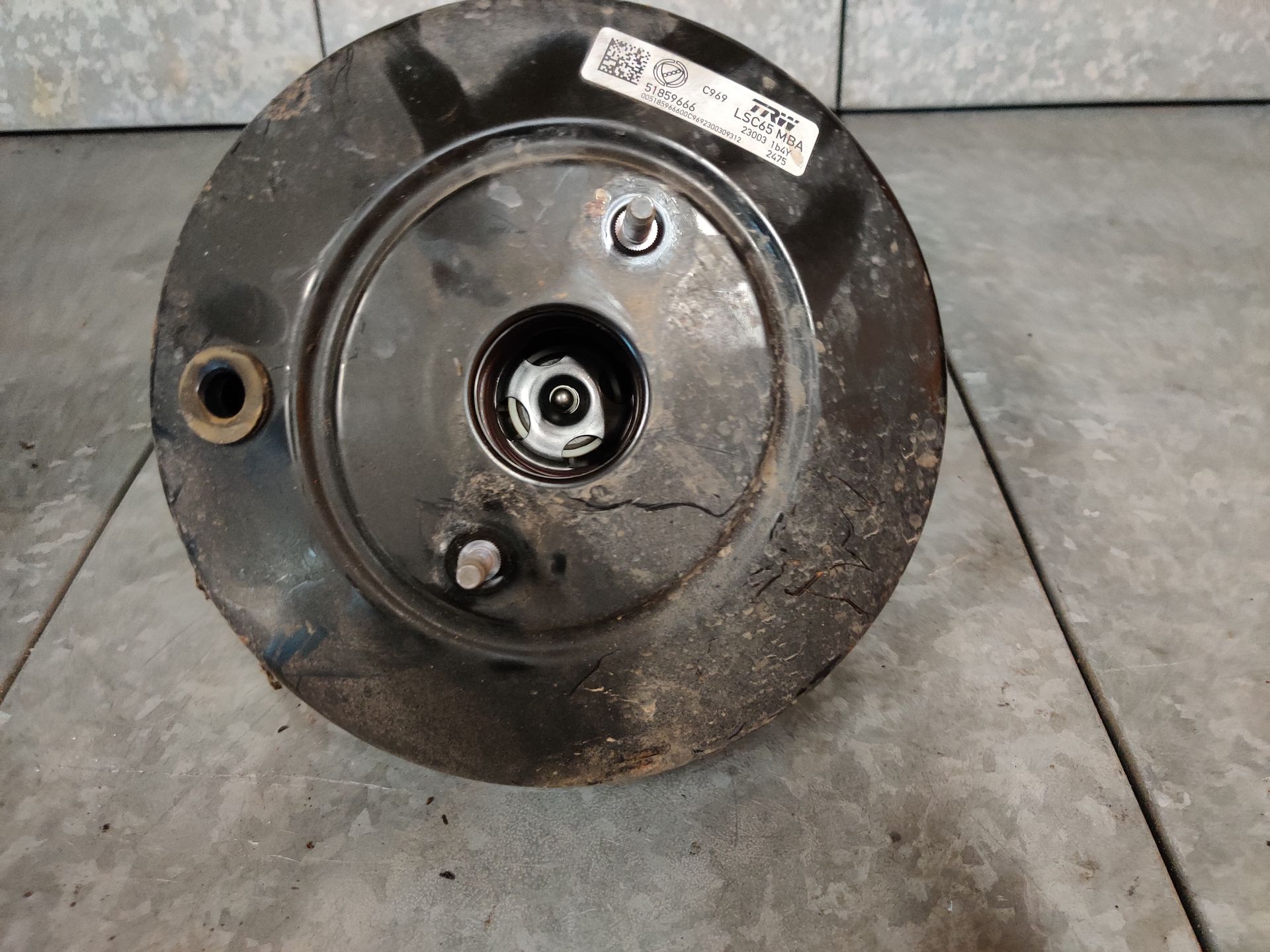 Rembekrachtiger van een Fiat Panda