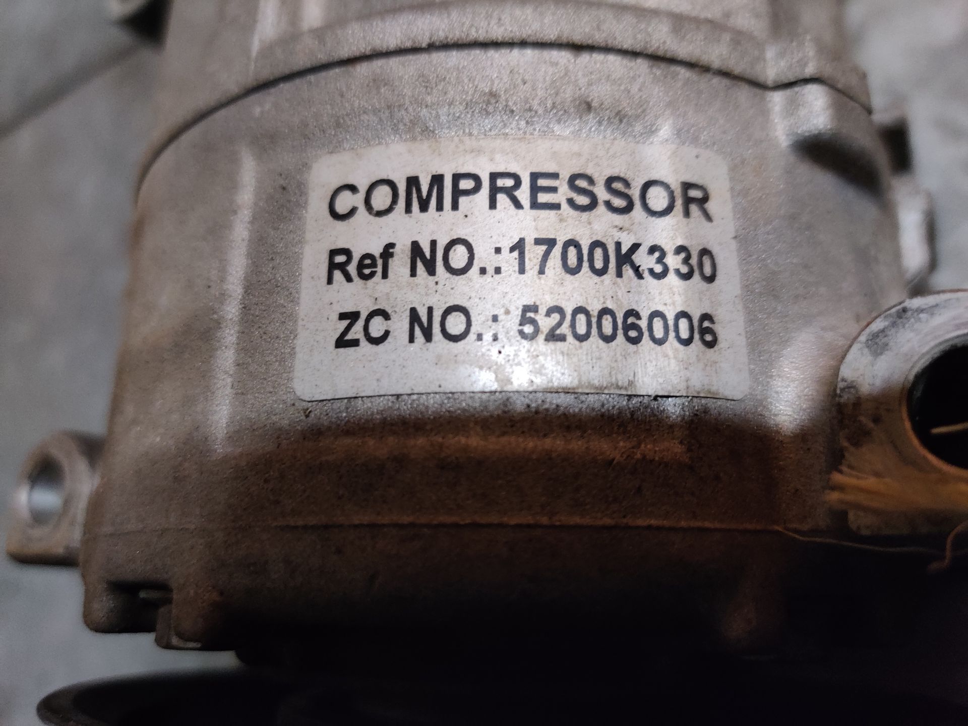 Airco compressor van een Alfa Mito bij Stegeman Carparts