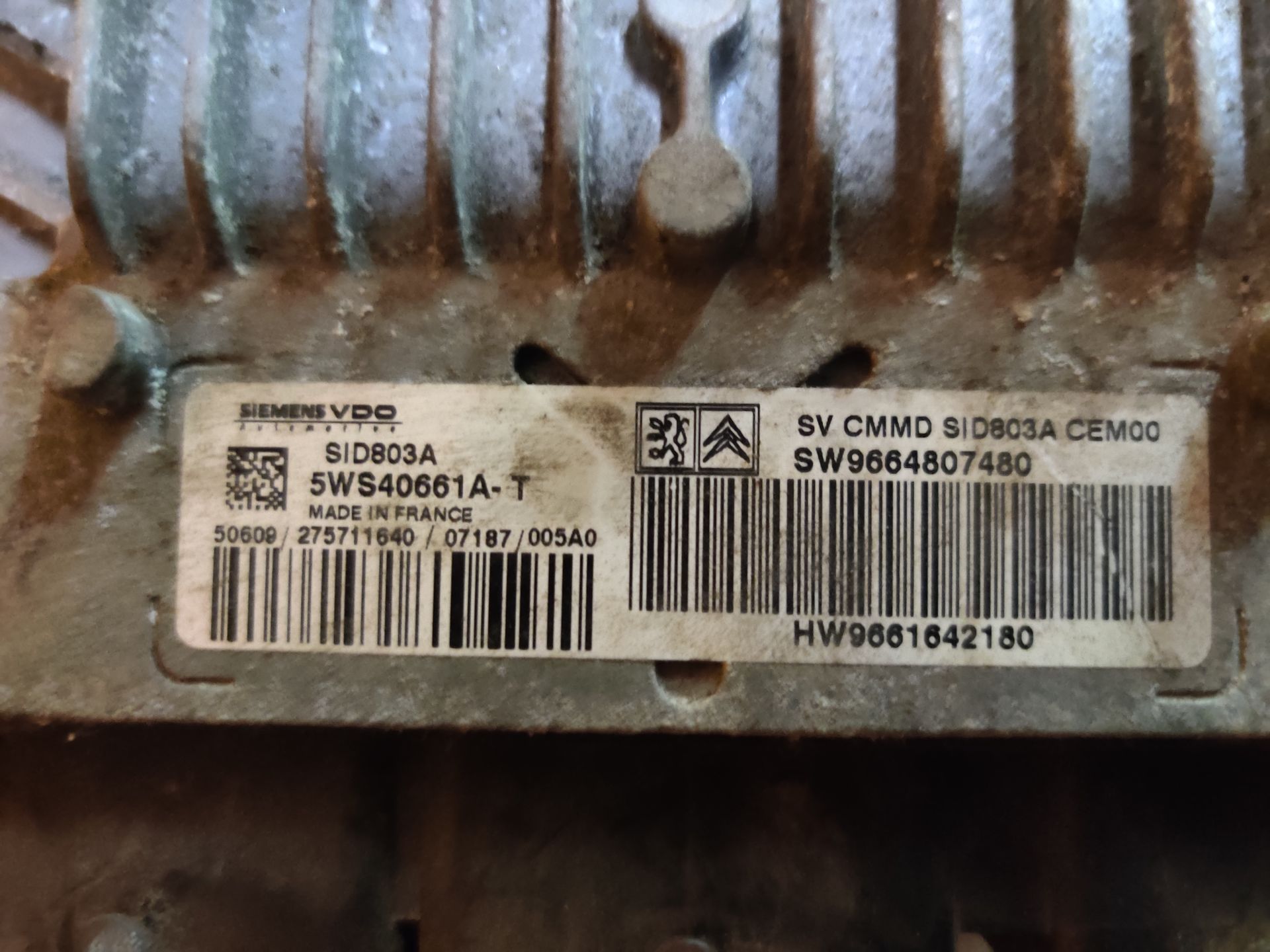 Fiat Scudo computer met contactslot en sleutel bij www.stegemancarparts.nl