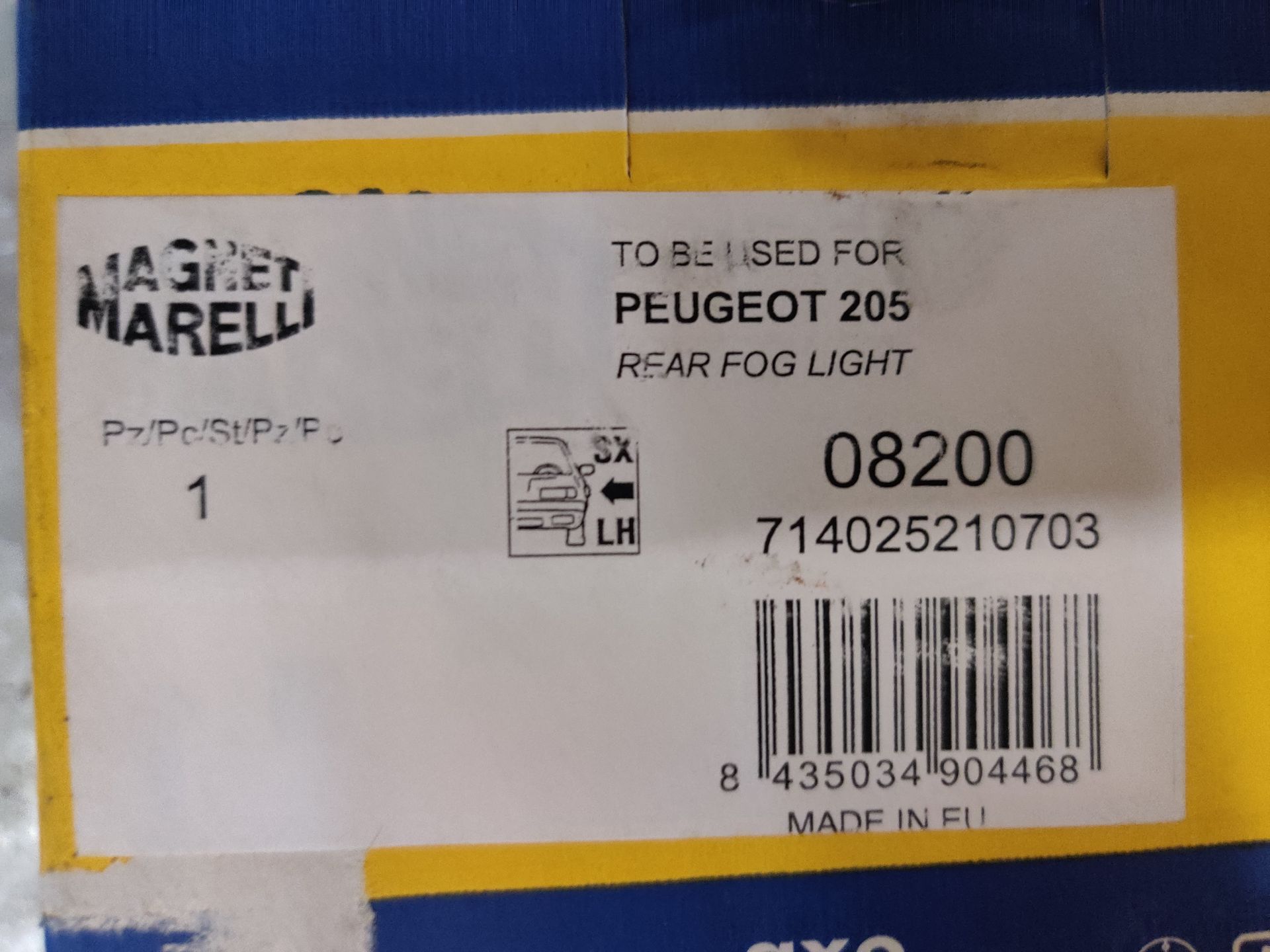 Nieuwe Peugeot 205, Stegeman Autosloperij, gebruikte auto onderdelen bestellen via de webshop.