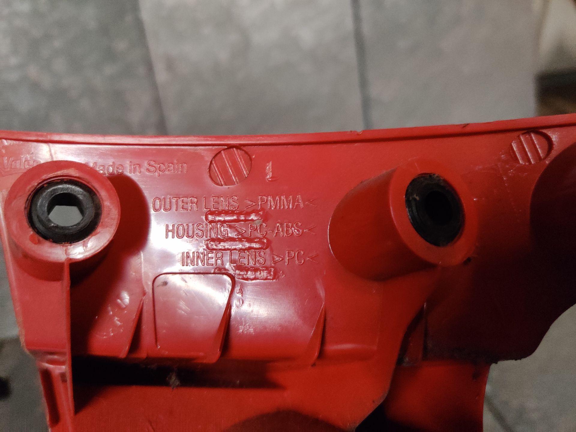 Seat Leon achterlicht bij Stegeman Car Parts in Exel bij Lochem.