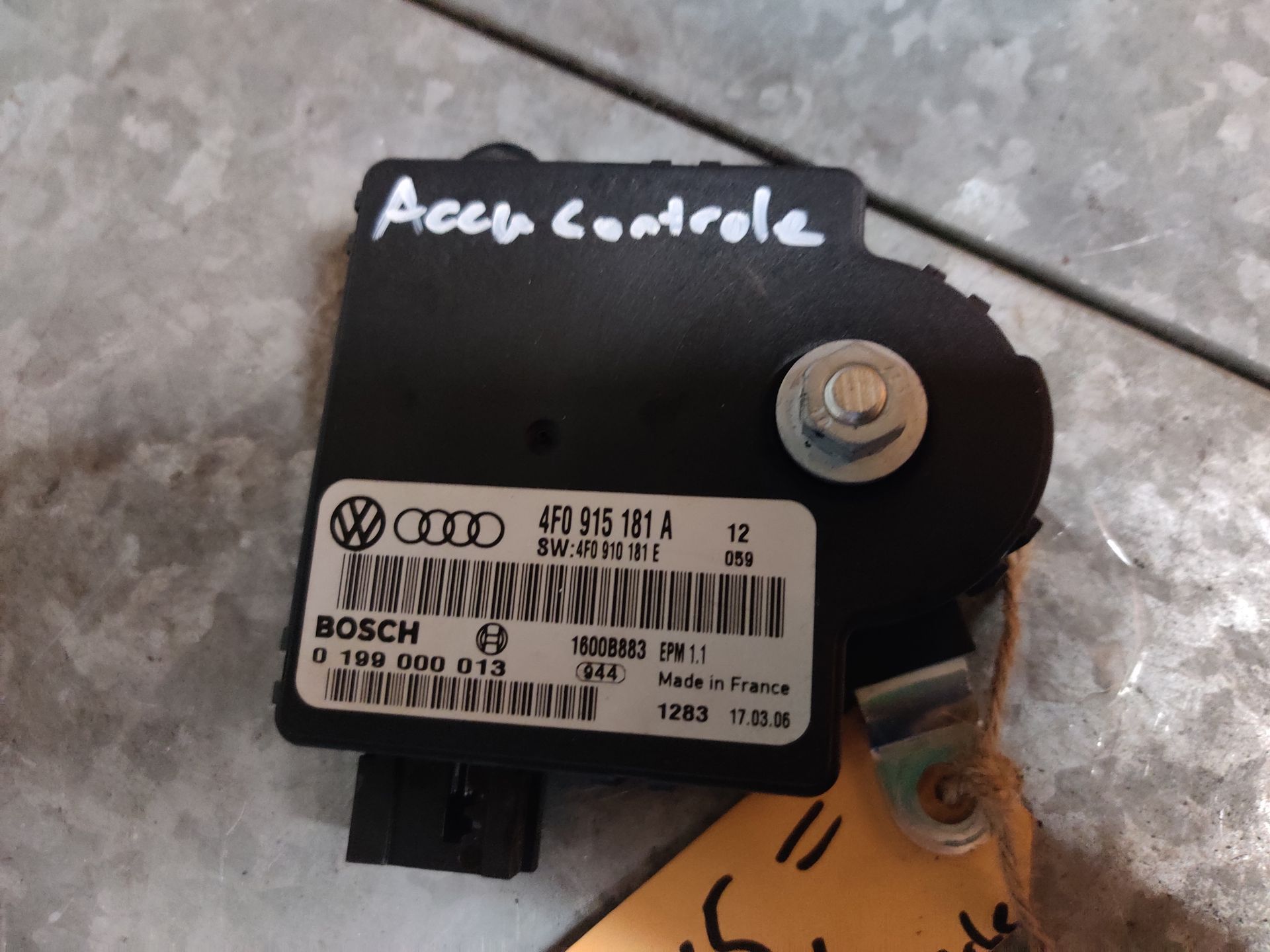 Audi A6 Avant accu module bij www.stegemancarparts.nl