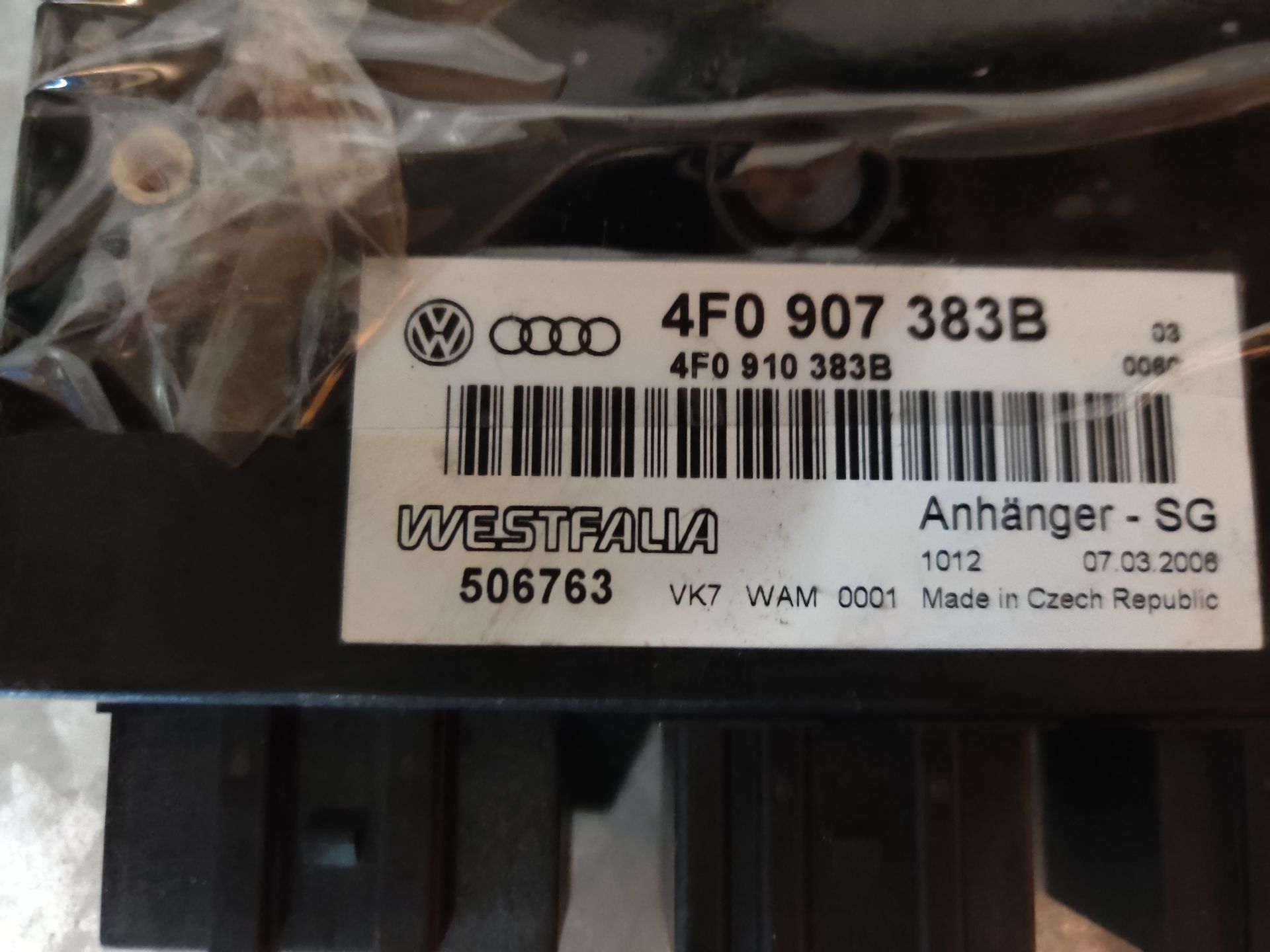 Audi A6 Avant trekhaak module bij www.stegemancarparts.nl
