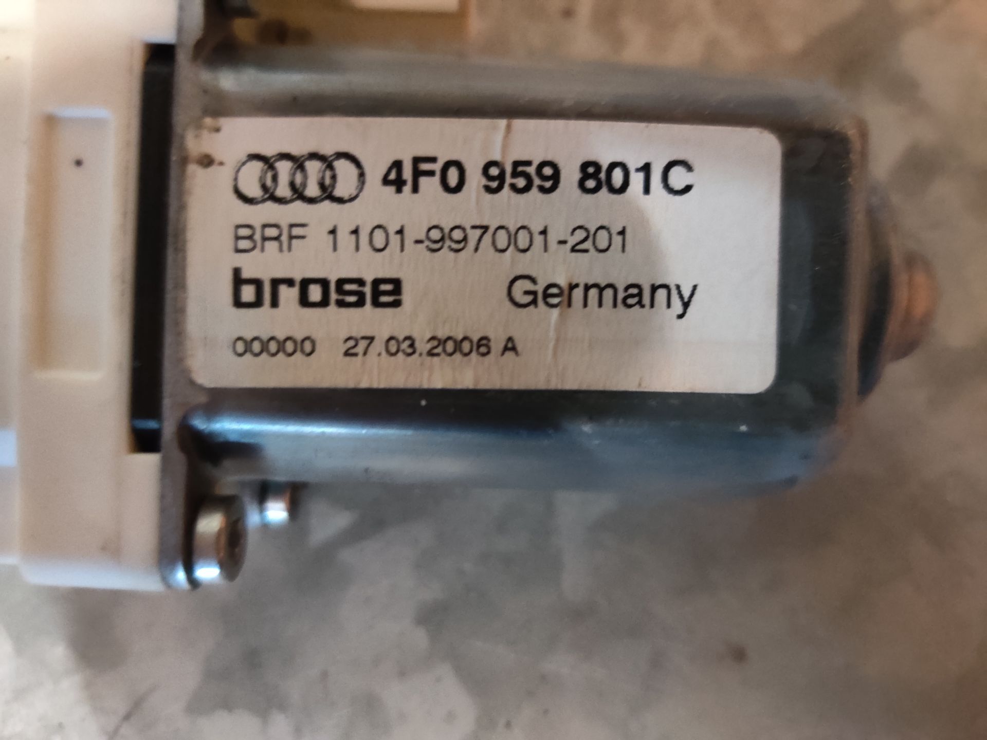 Audi A6 Avant raammotor bij www.stegemancarparts.nl