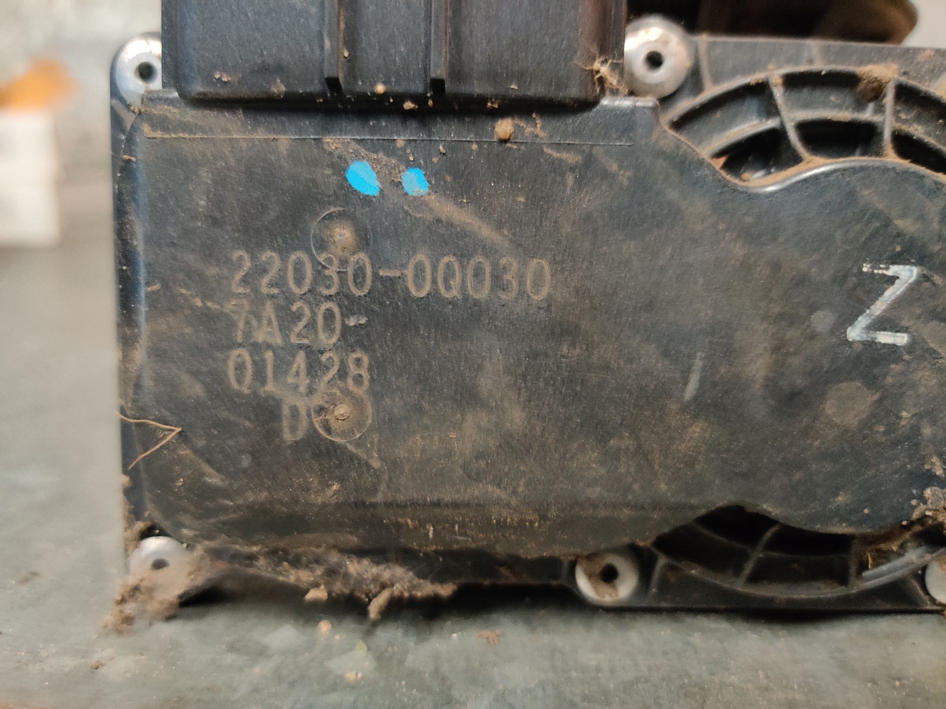 Toyota Yaris gasklephuis bij Stegeman Car Parts in Exel