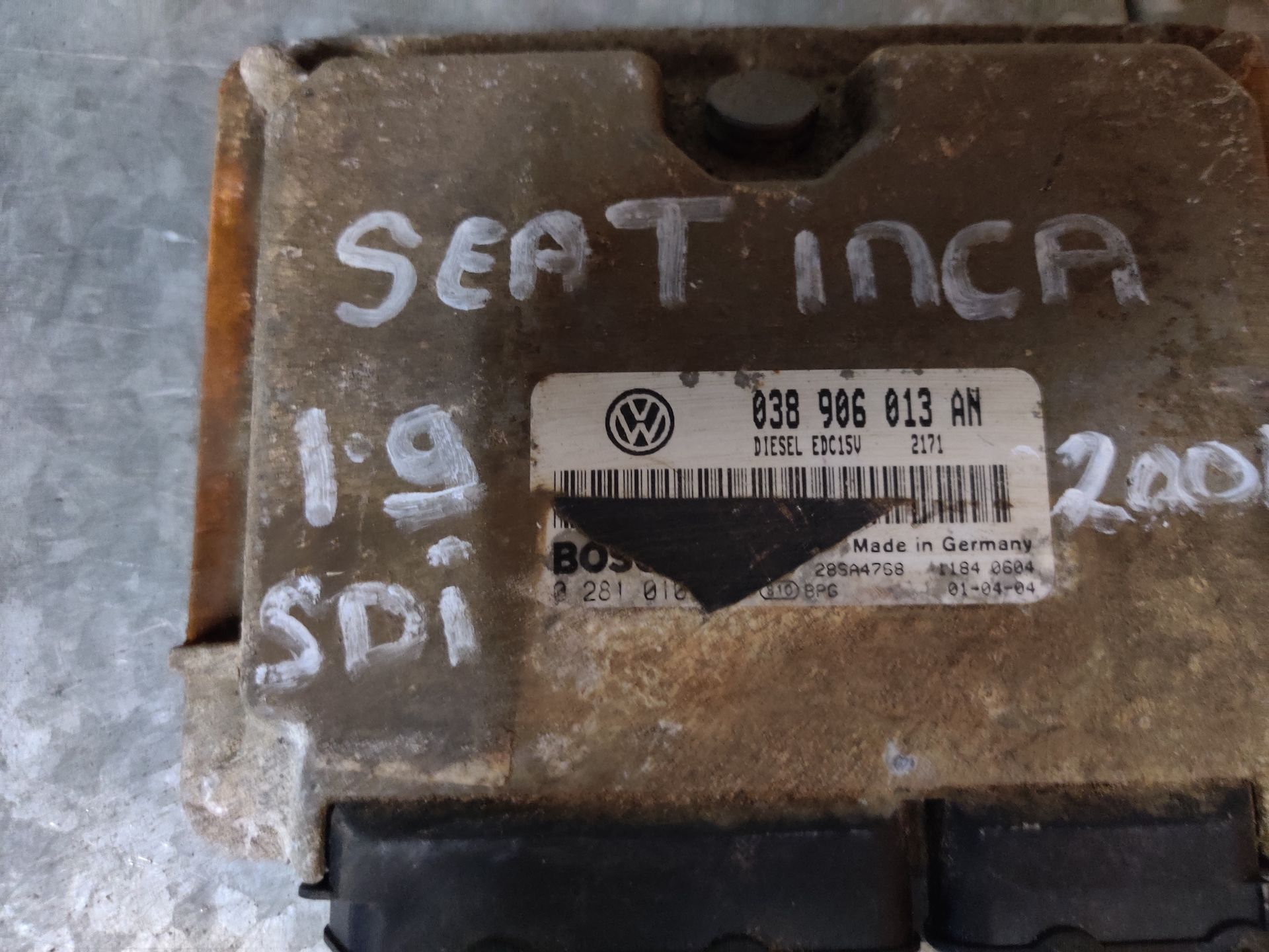 Seat Inca Computer motormanagement 1.9 SDi uit 2001.