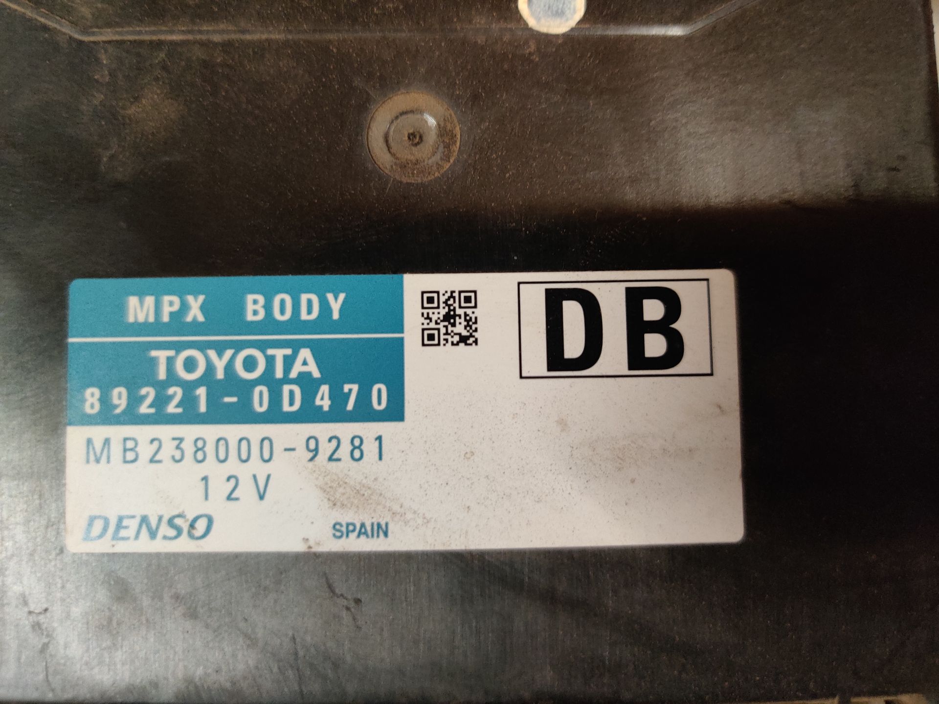 Comfort besturingsmodule Toyota Yaris, 89221-0D470.