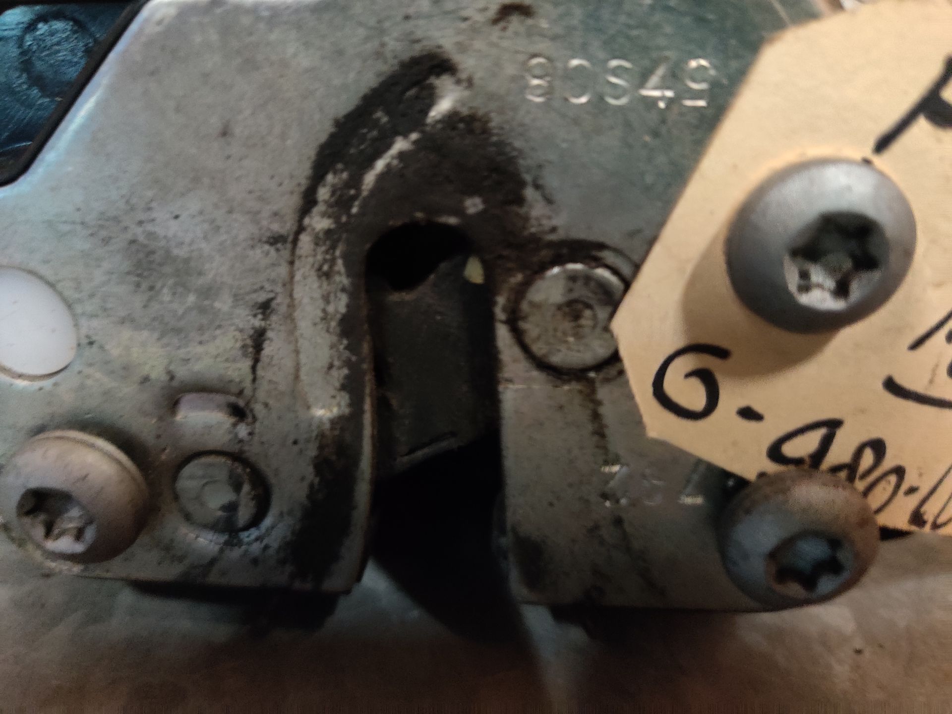 Fiat 500 deurslot vanger links