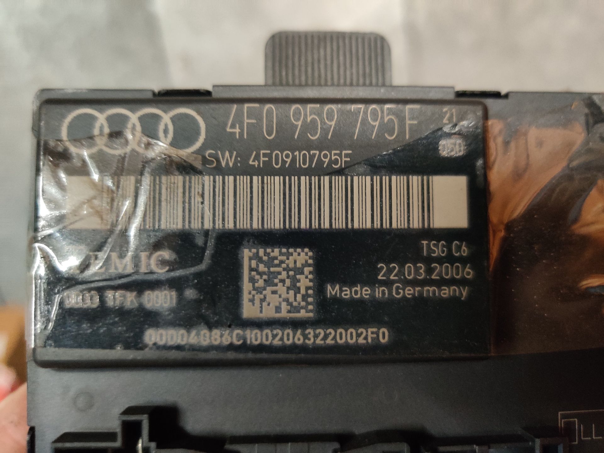 Audi A6 Centrale Deurvergrendelings Module