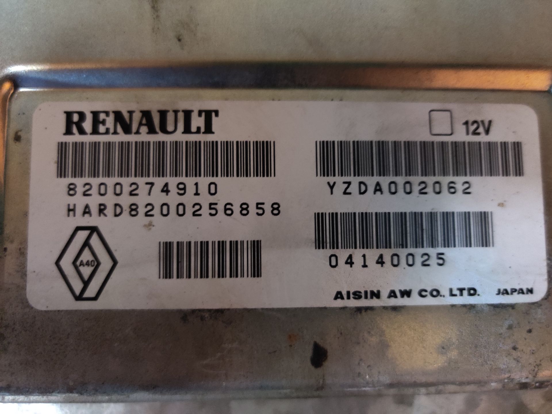 Renault Espace / Laguna Automatische versnelling