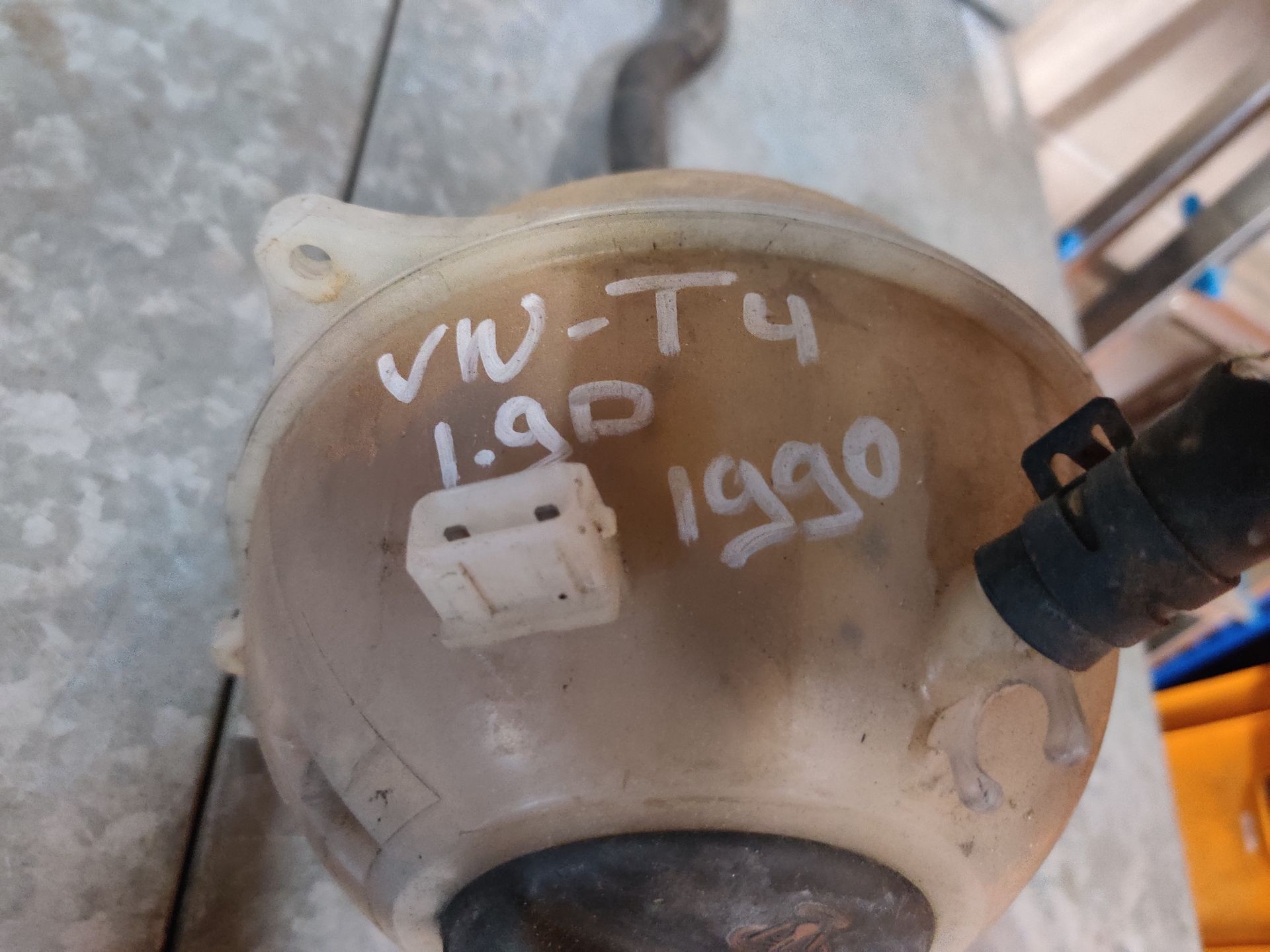 VW T4 uit 1996 een expansievat,