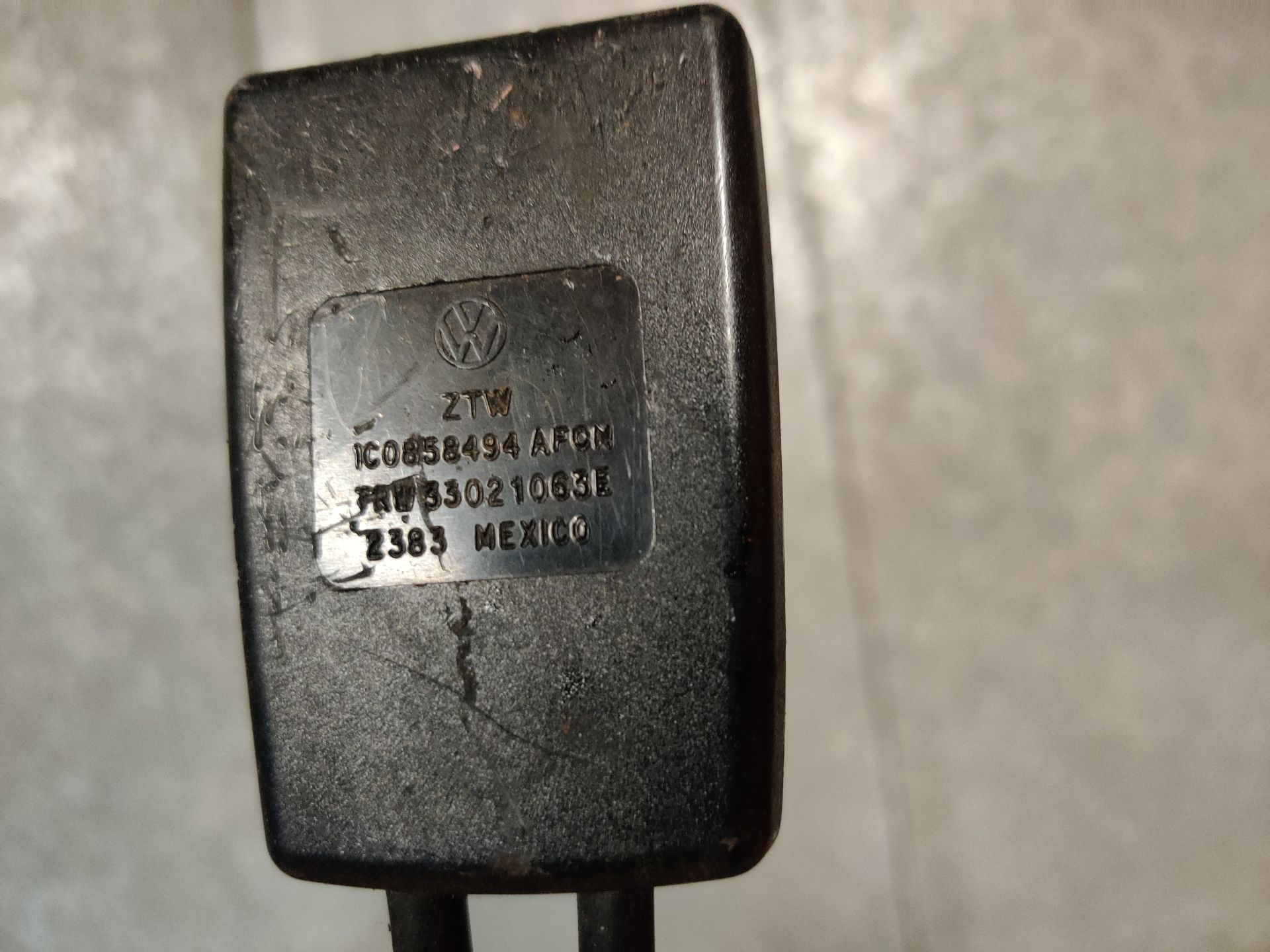 VW Beetle uit 2003 een gordelhouder