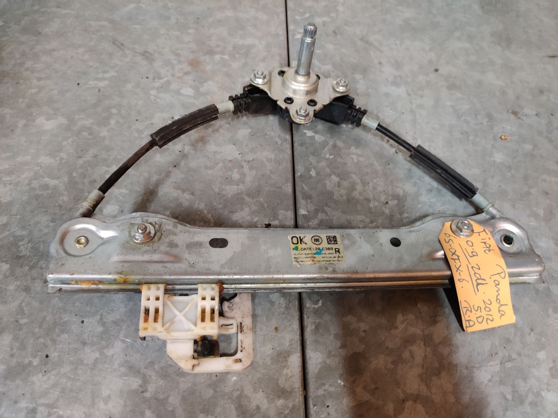Fiat Panda raammechaniek rechtsachter