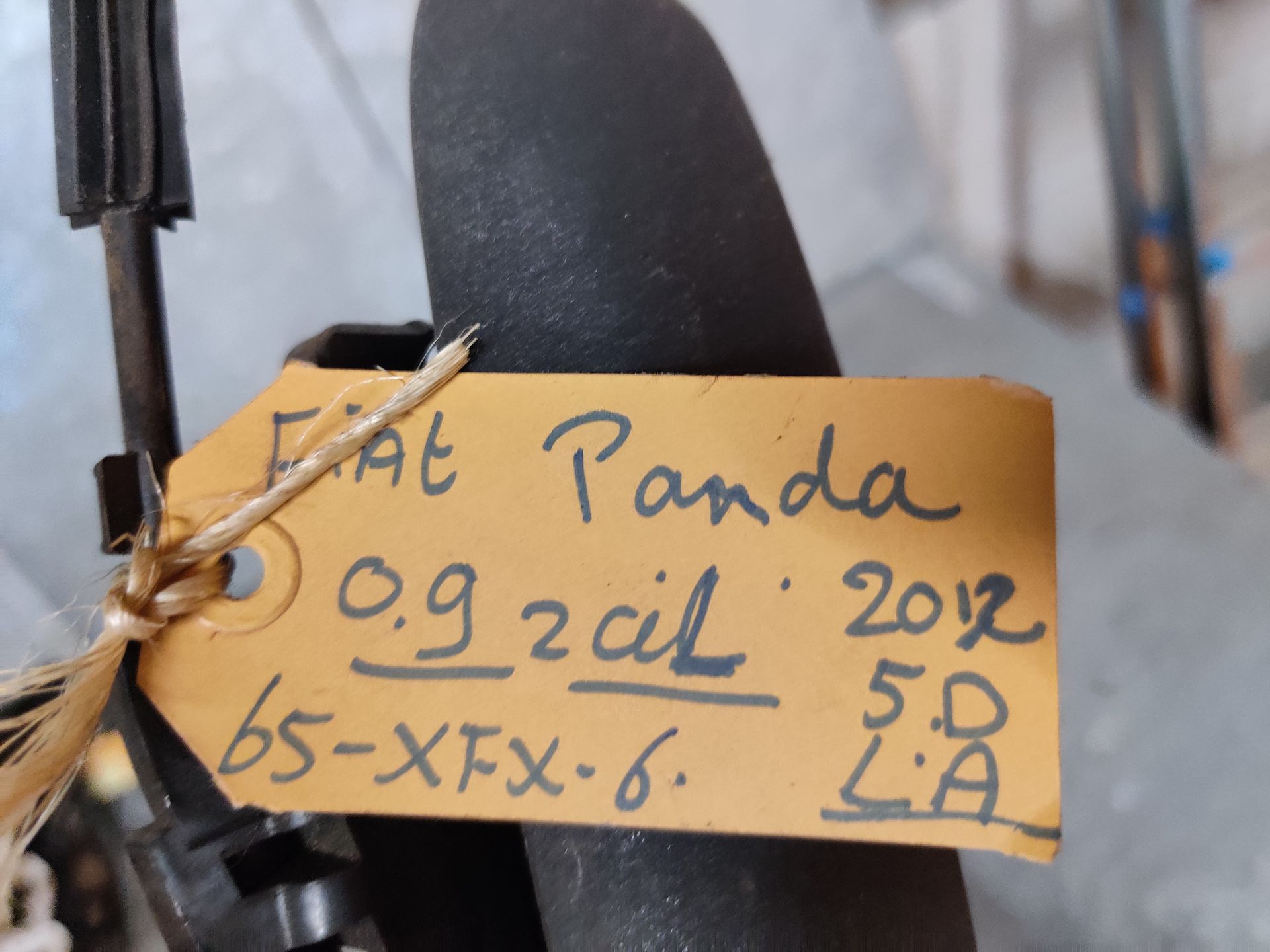 Fiat Panda linker achterdeurgreep