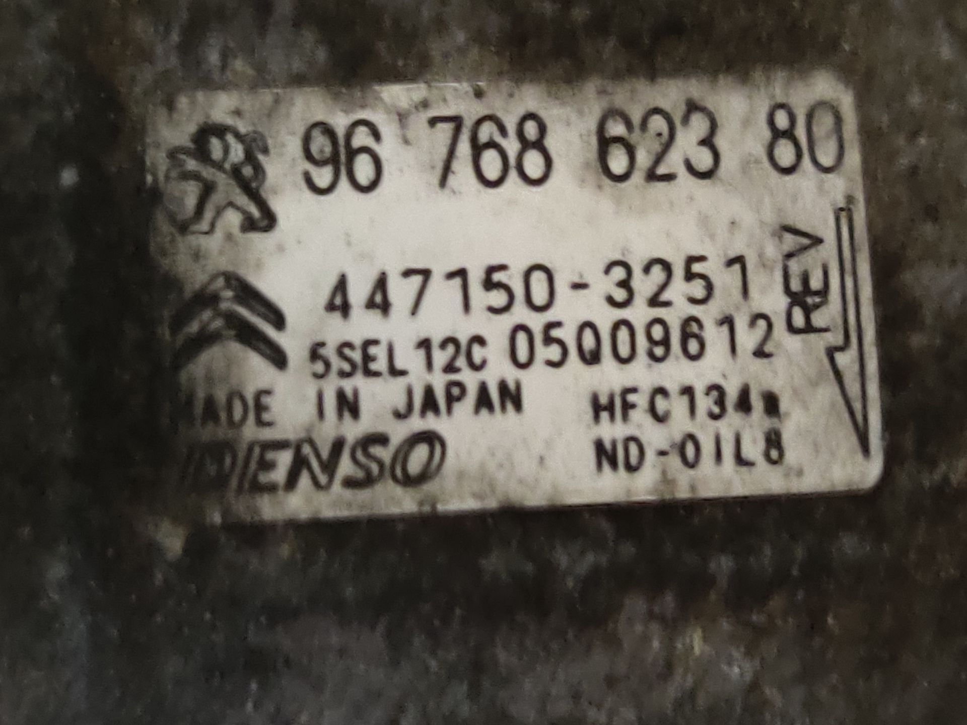 Citroen C4 airco compressor van een 1.6 16V