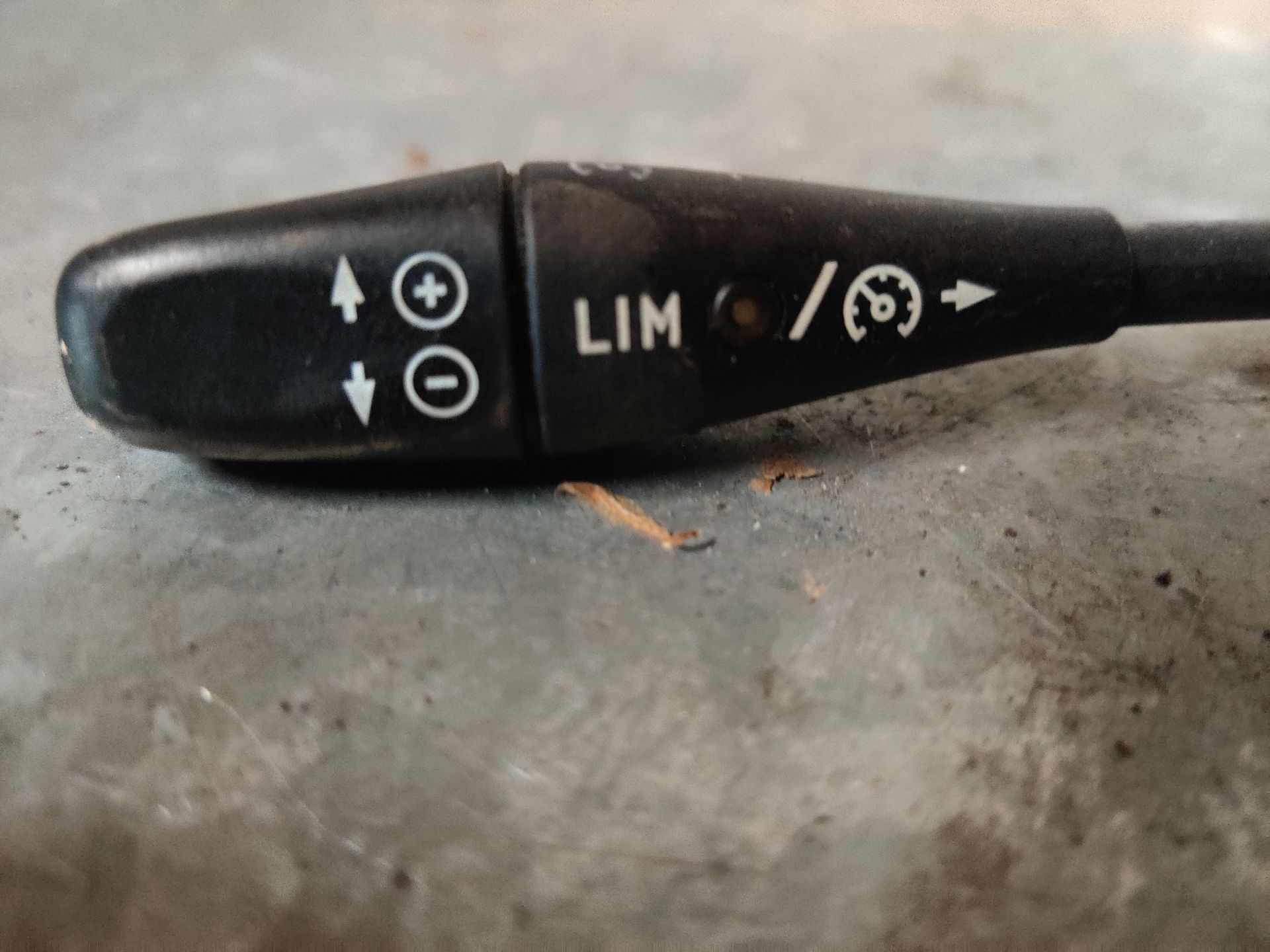 Mercedes B klasse hendel van de cruise control