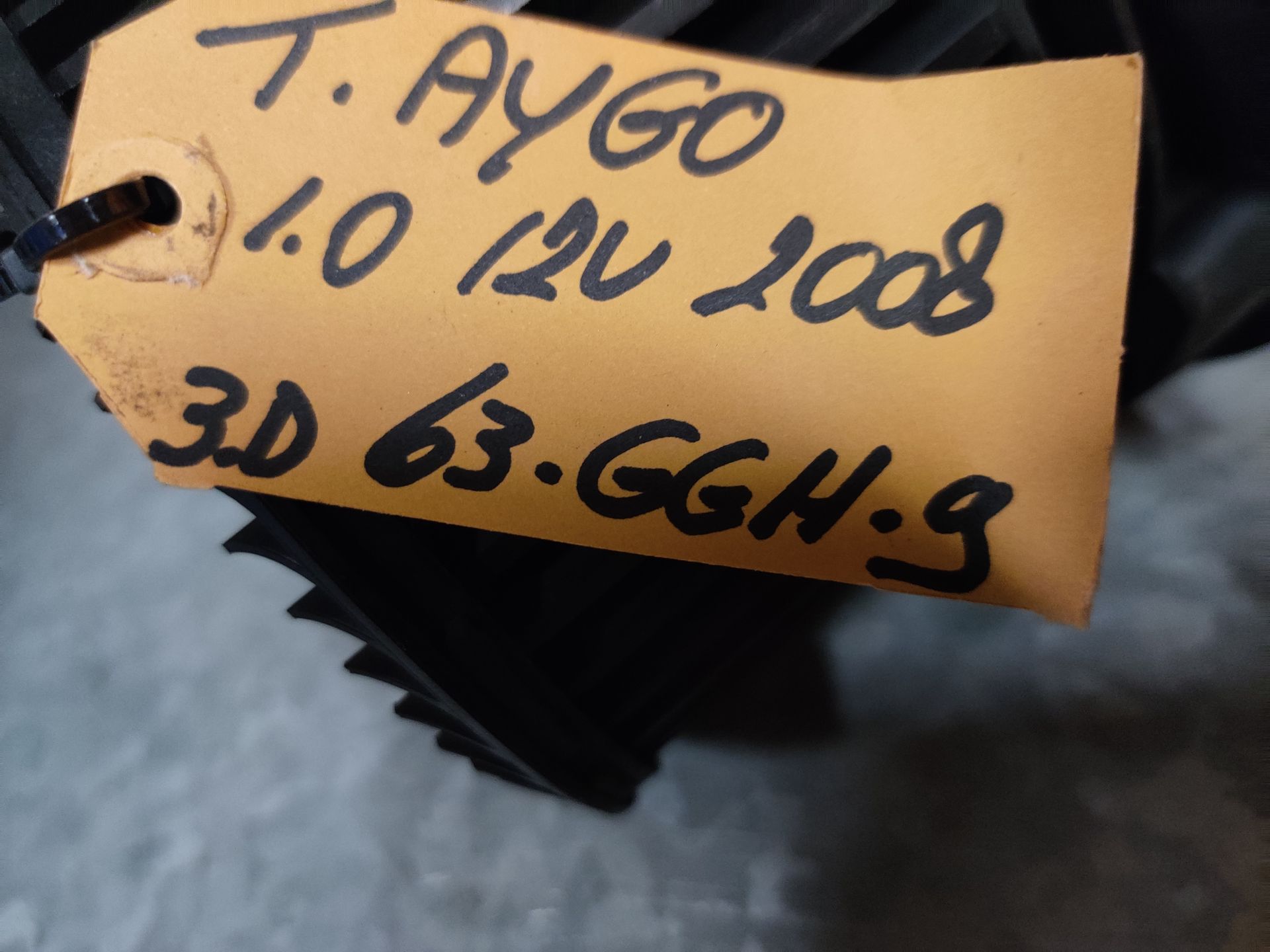 Toyota Aygo kachelmotor uit 2008,
