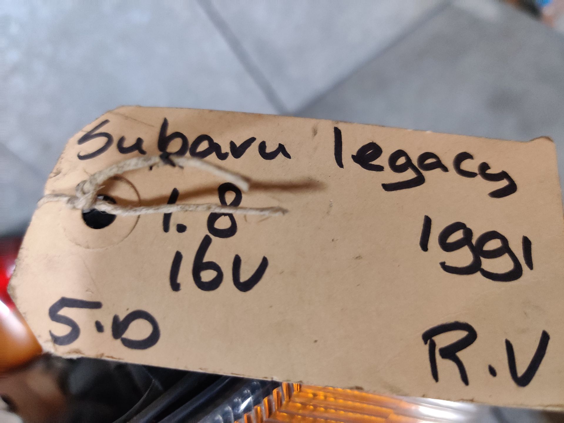 Subaru Legacy knipperlicht rechtsvoor