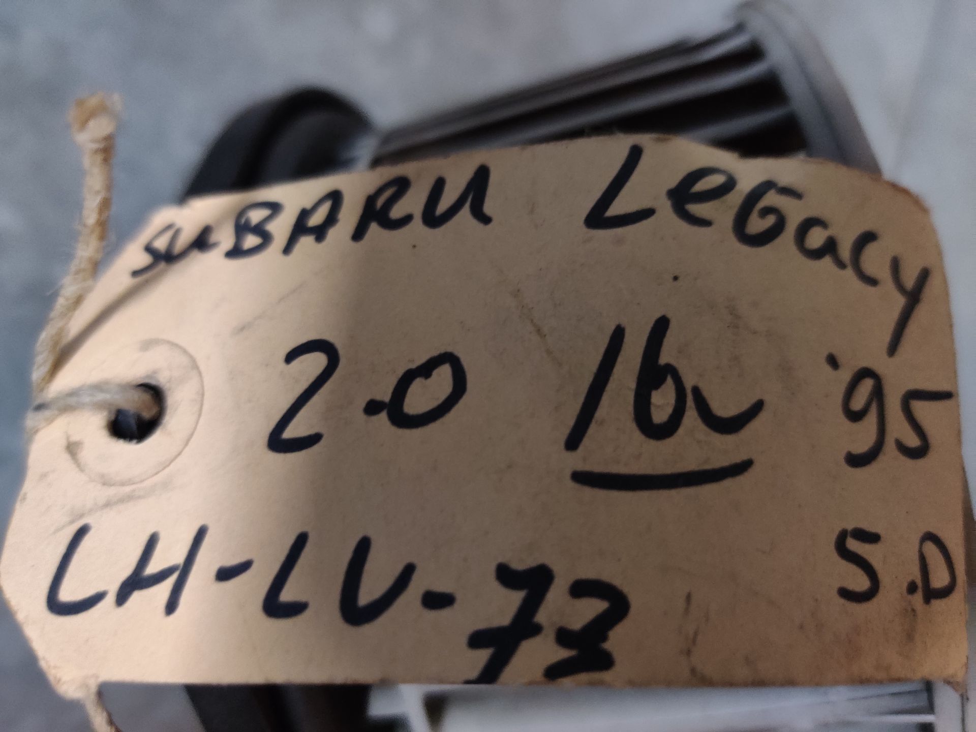 Subaru Legacy kachelmotor uit 1995