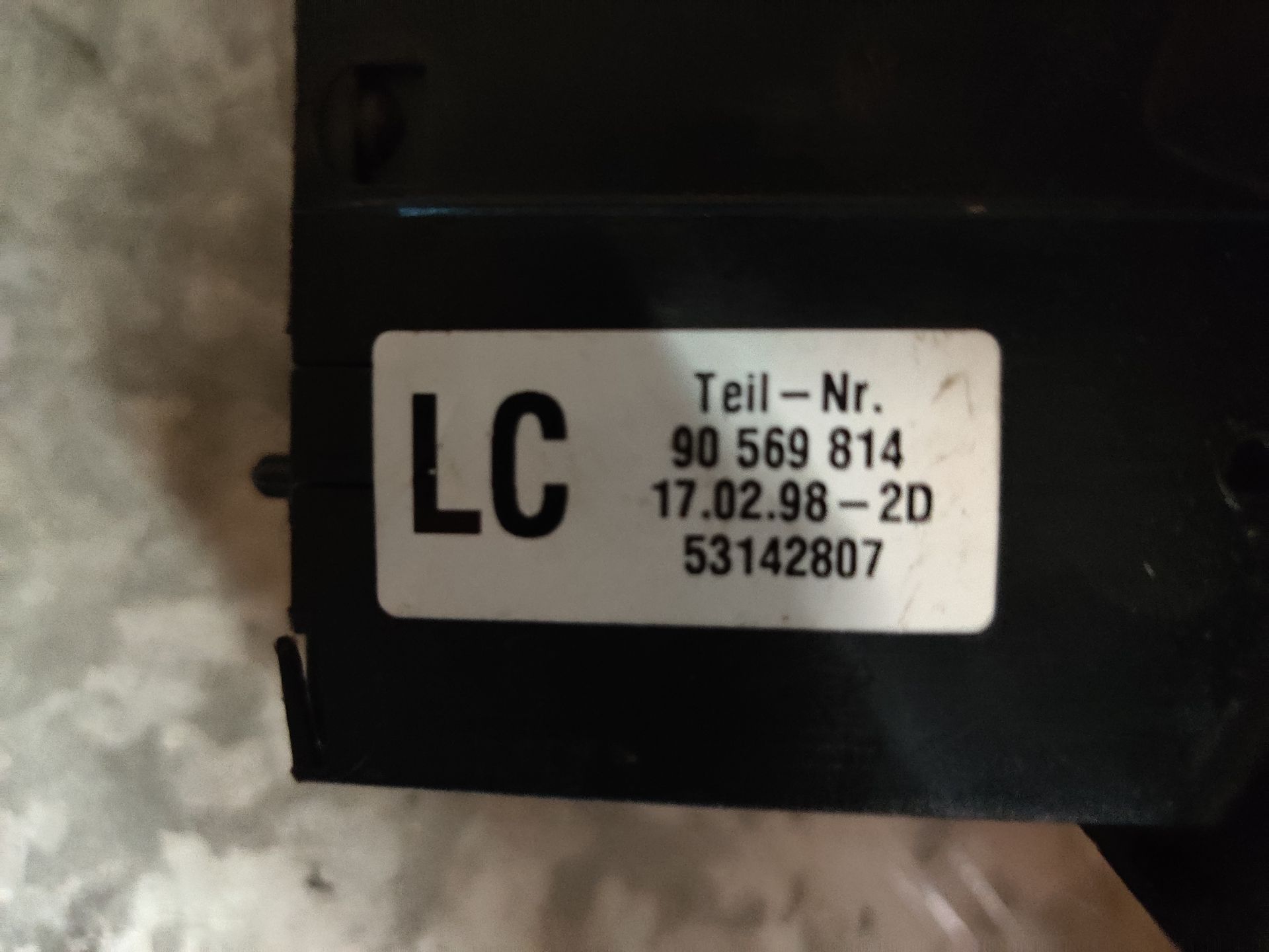 Opel Vectra B een lichtschakelaar uit 1998