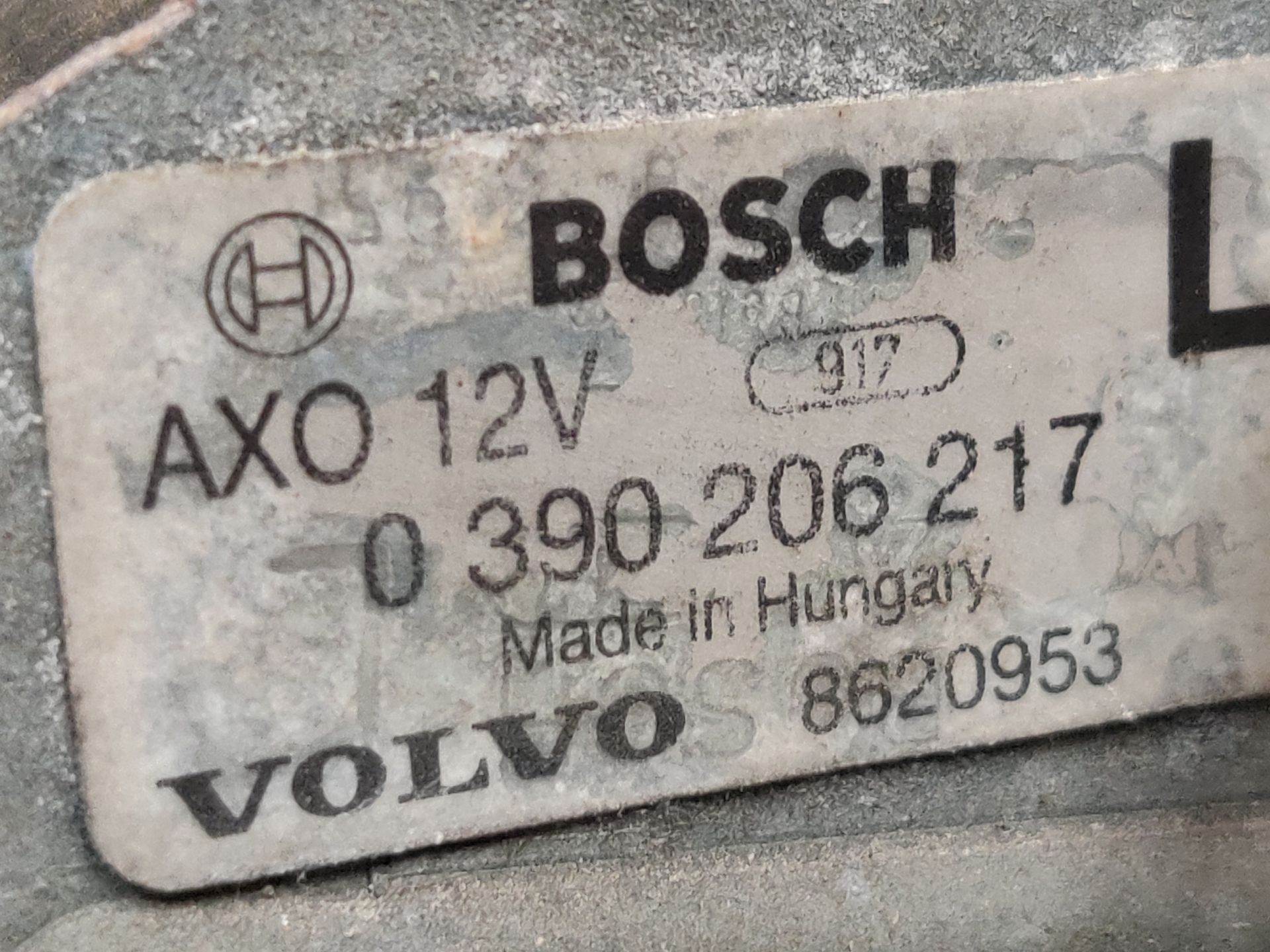 Volvo S80 koplampwissermotor links